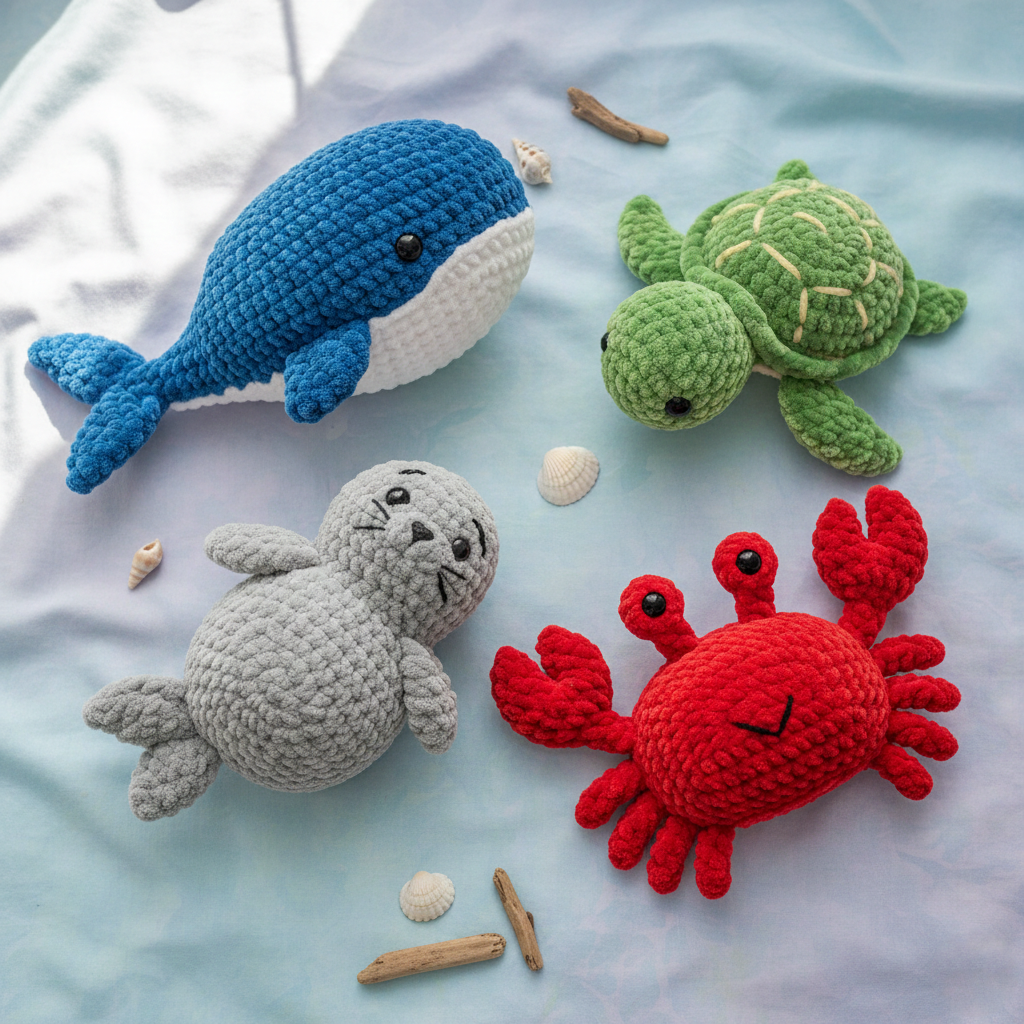 Crochet Aquarium Amigurumi Patterns PDF