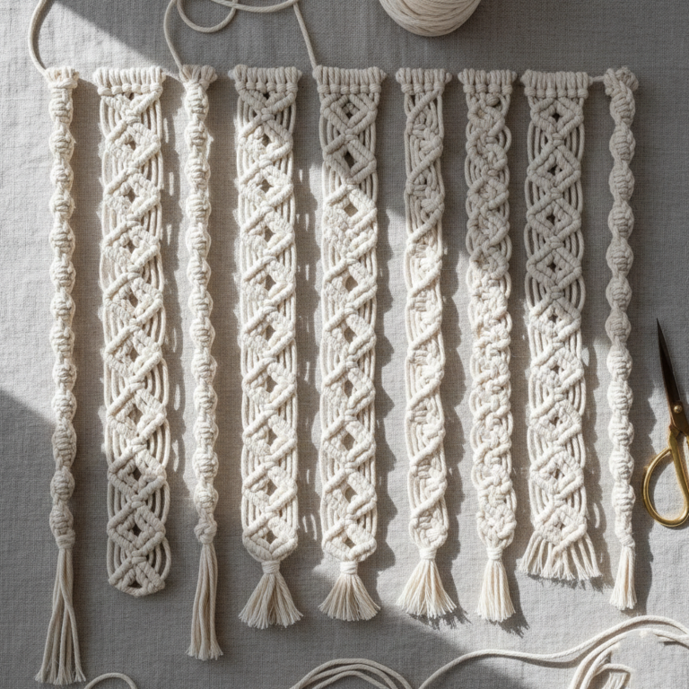 Learn 60 essential macrame knot patterns with step-by-step instructions. Perfect for beginners & DIY decor lovers. Download the full PDF guide now!