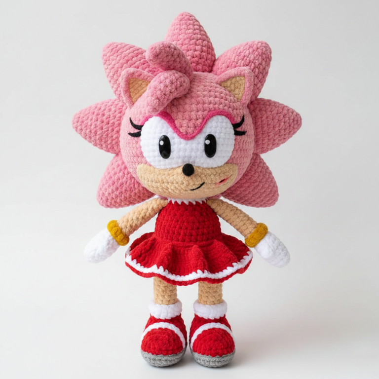 Amy-Inspired Plush Crochet Doll Pattern PDF