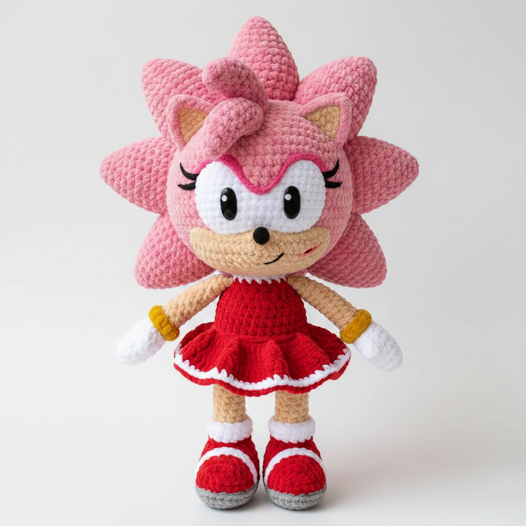 Amy-Inspired Plush Crochet Doll Pattern PDF