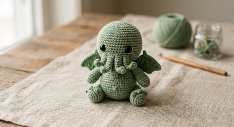Baby Cthulhu Crochet Pattern (Amigurumi PDF)