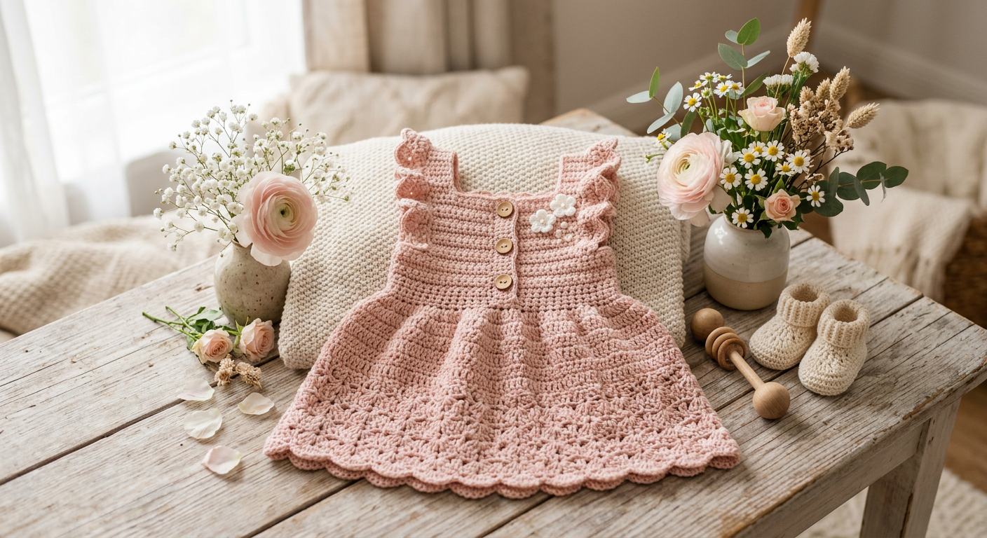 Crochet Baby Girl Dress Pattern