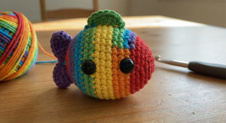 Crochet Fishing Toy Set Pattern – Amigurumi Fish Game