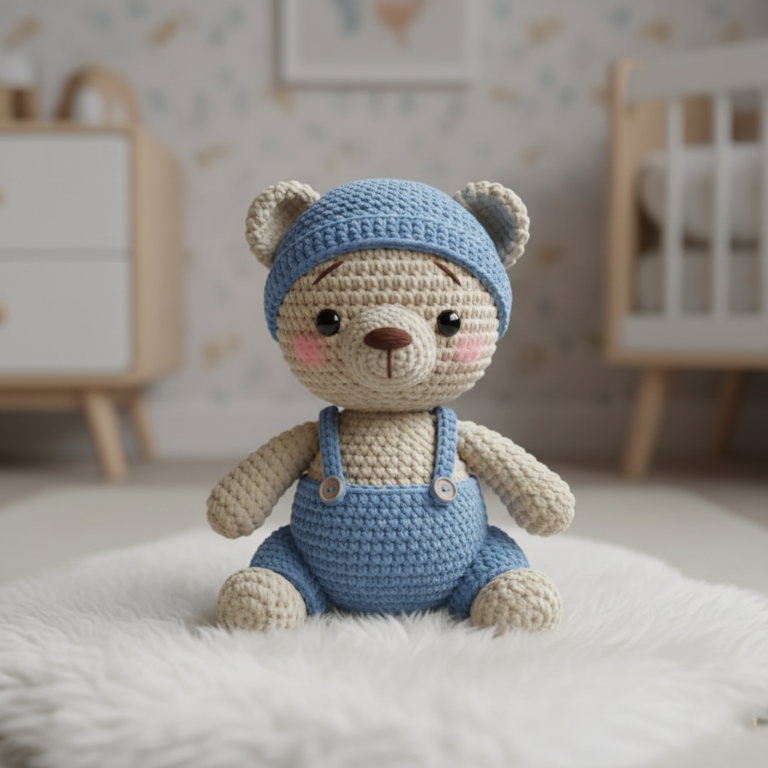 Baby Bear Crochet Pattern – Amigurumi PDF