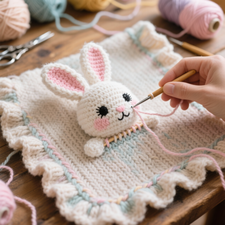 Boho Bunny Lovey Crochet Pattern Free PDF Guide