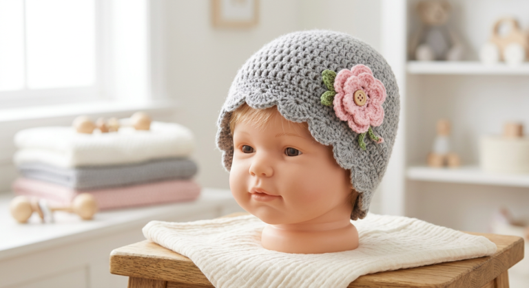 Crochet Baby Set Pattern (3–6 Months) + PDF