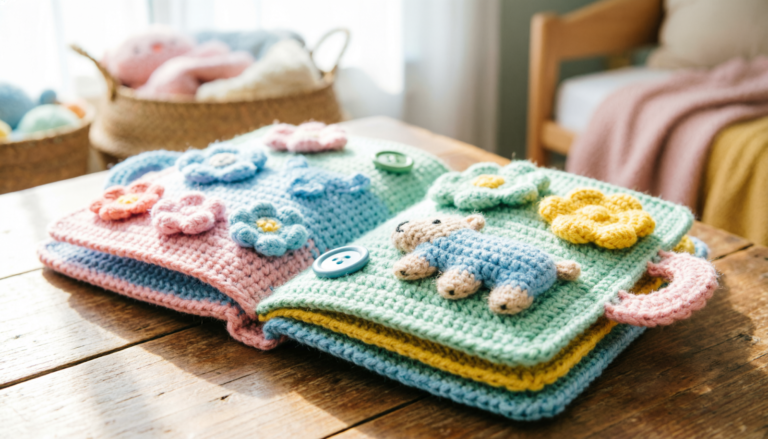 🧶 Crochet Sweet Quiet Book Pattern (Step-by-Step Guide for Beginners)