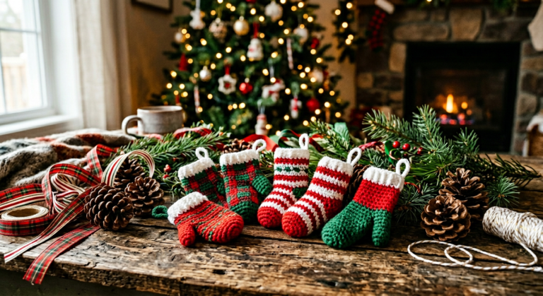Christmas Crochet Ornament Patterns for Beginners: DIY Holiday Decor Ideas