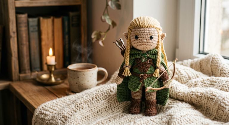 Crochet Legolas Greenleaf Amigurumi Pattern (Beginner-Friendly Guide)